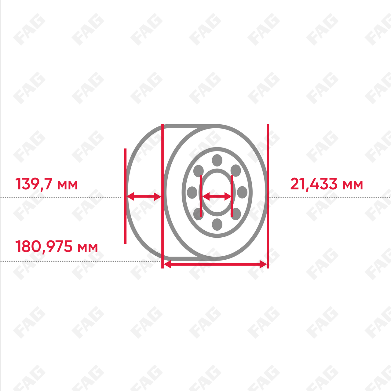 Конический роликоподшипник KLL428349-LL428310-XL-S1