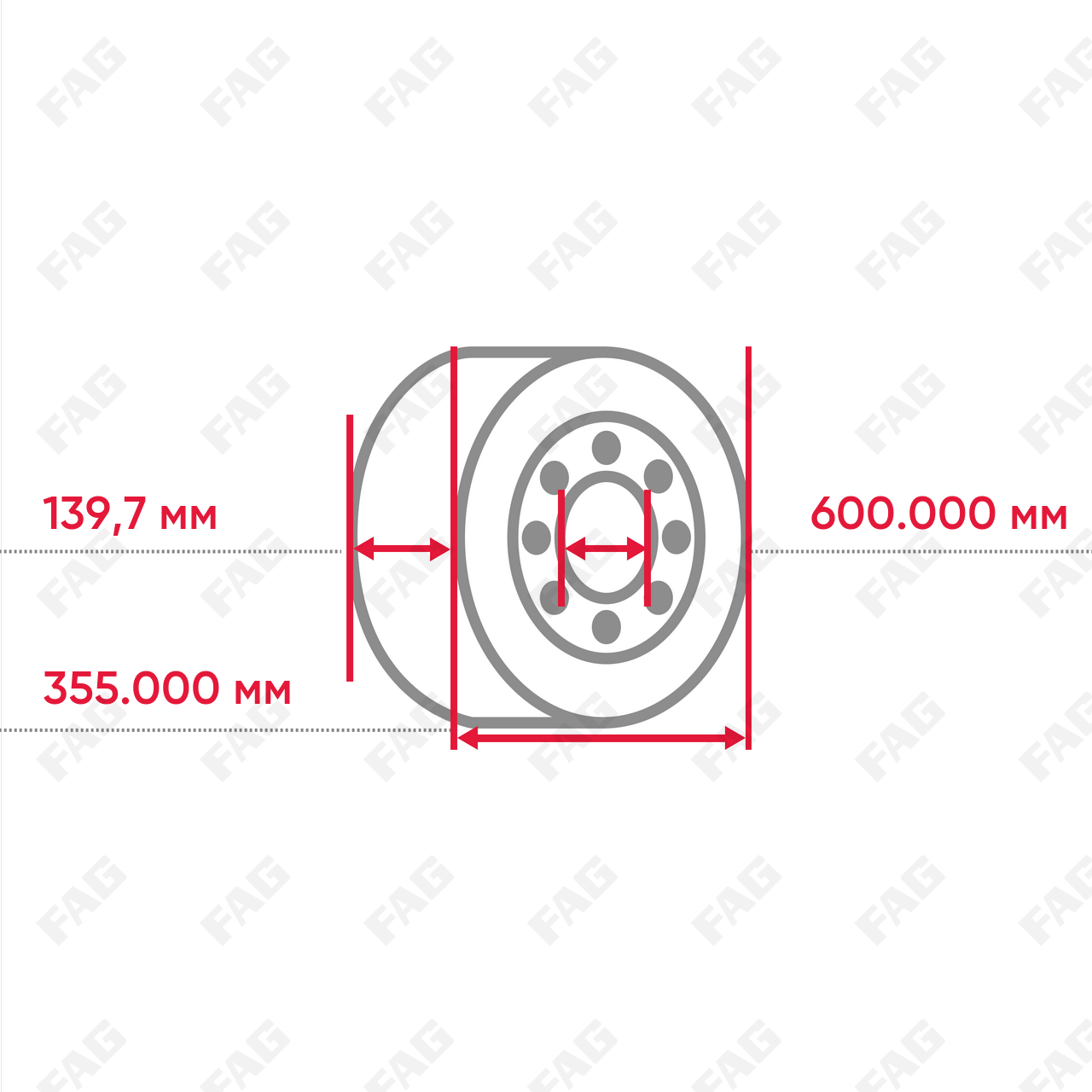 Конический роликоподшипник K74550-A