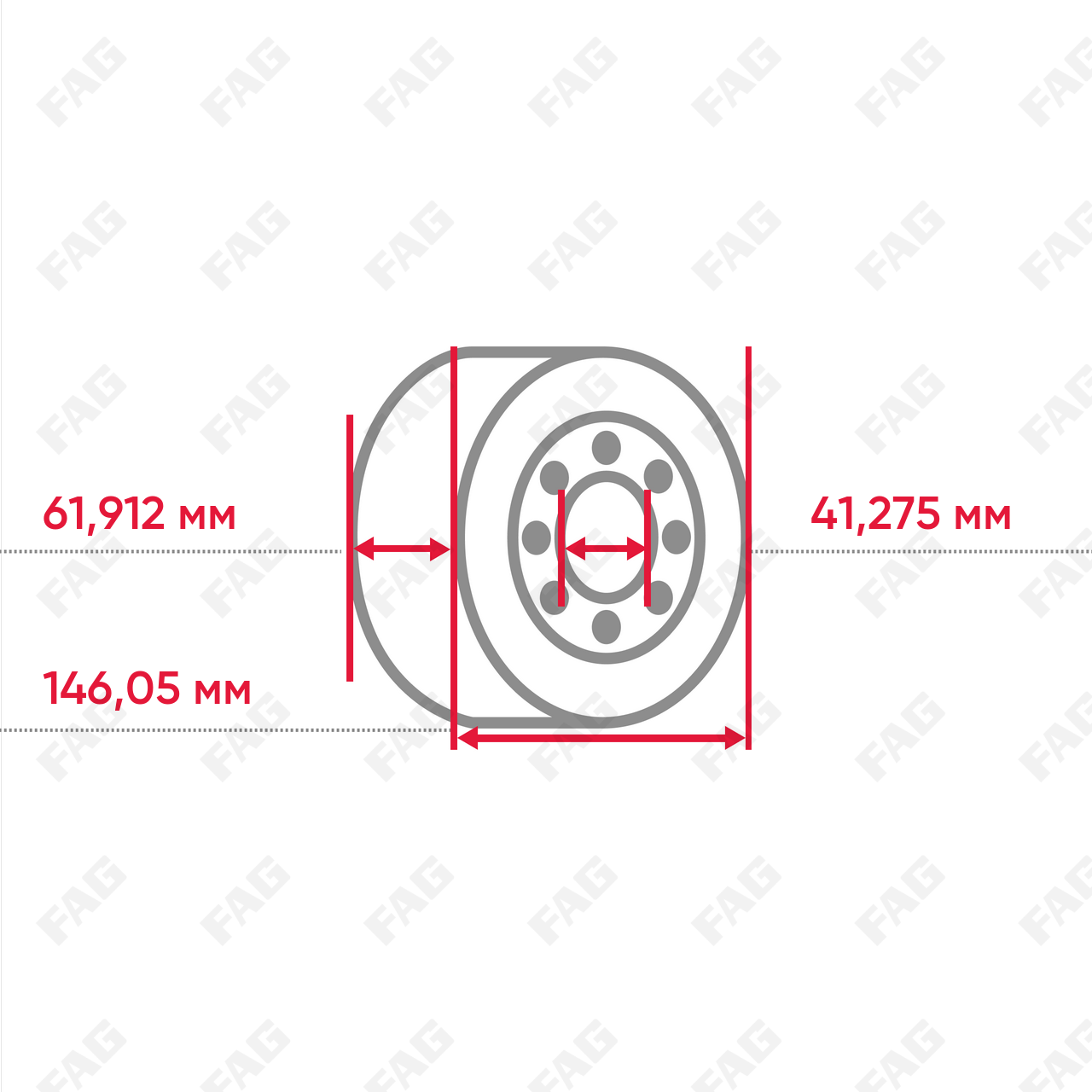 Конический роликоподшипник KH913842-H913810