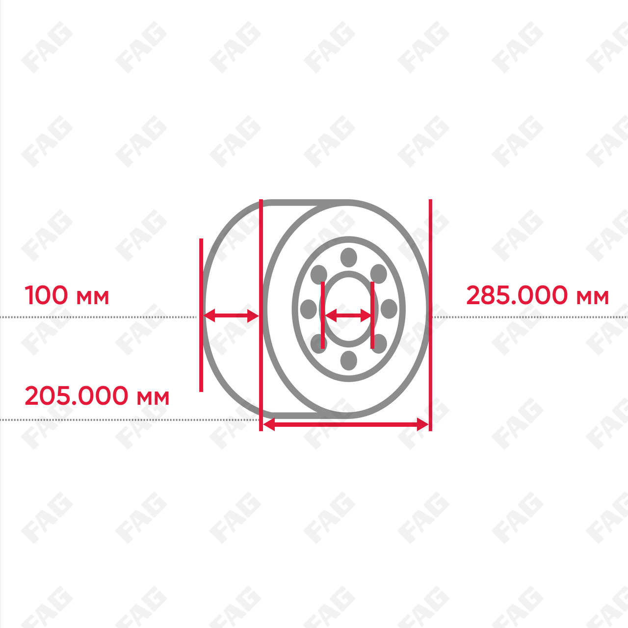 Конический роликоподшипник R32020-X-XL