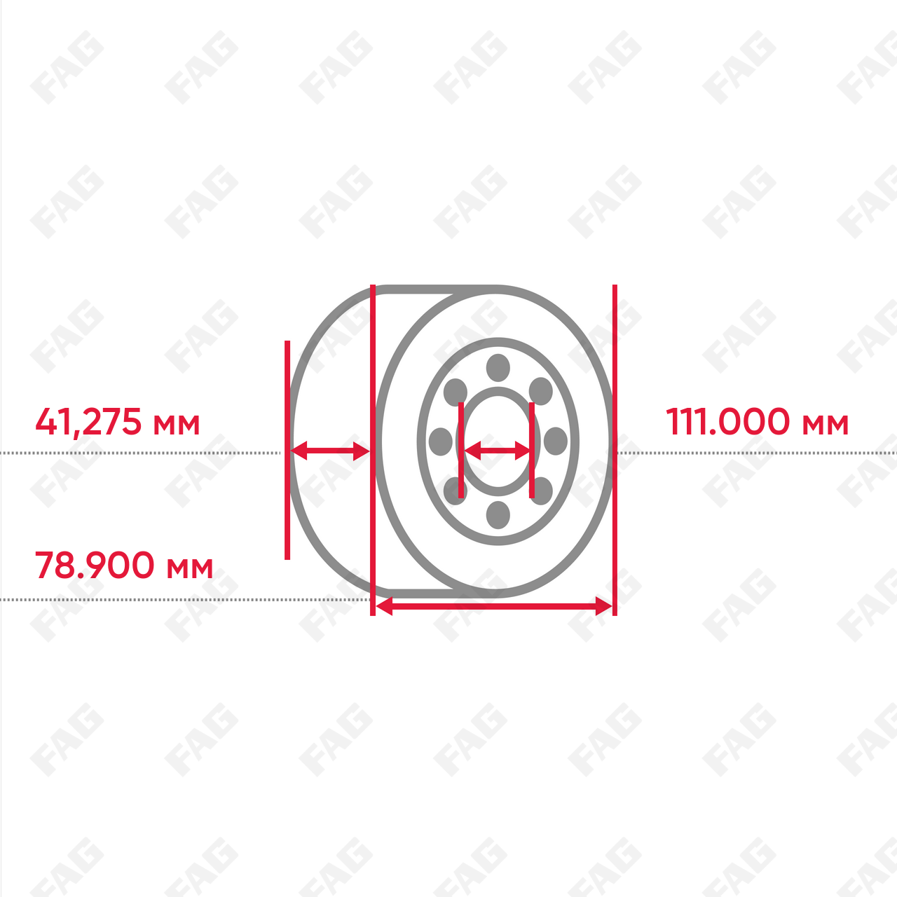 Конический роликоподшипник KM802048-H