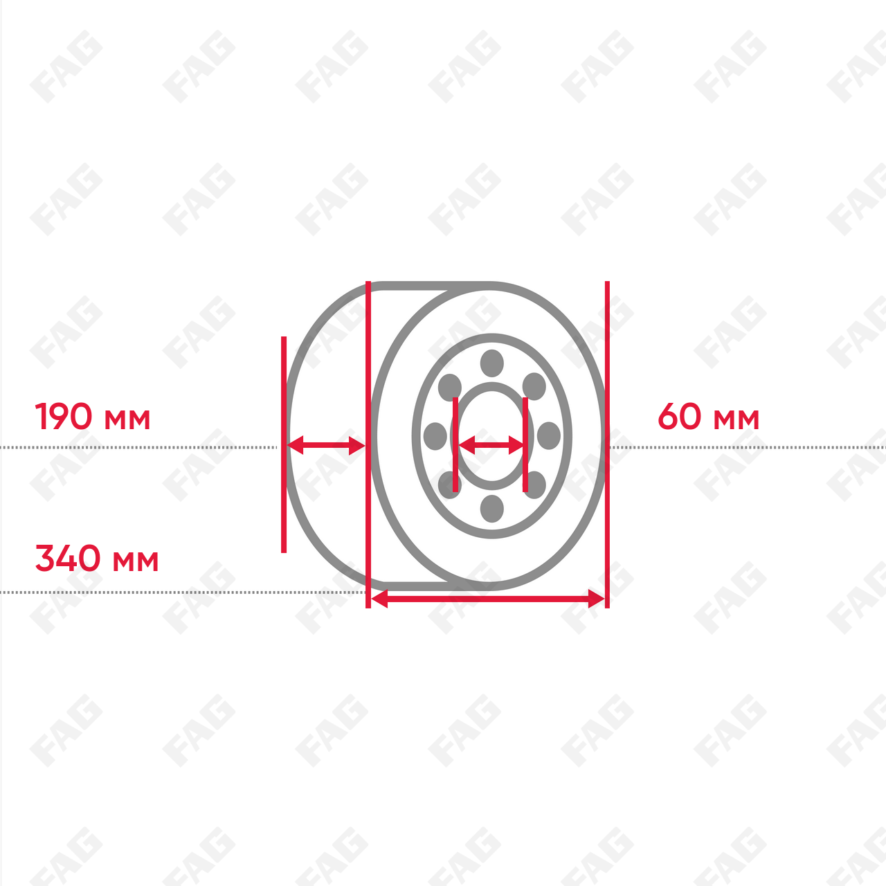 Конический роликоподшипник 30238-XL-J30PC