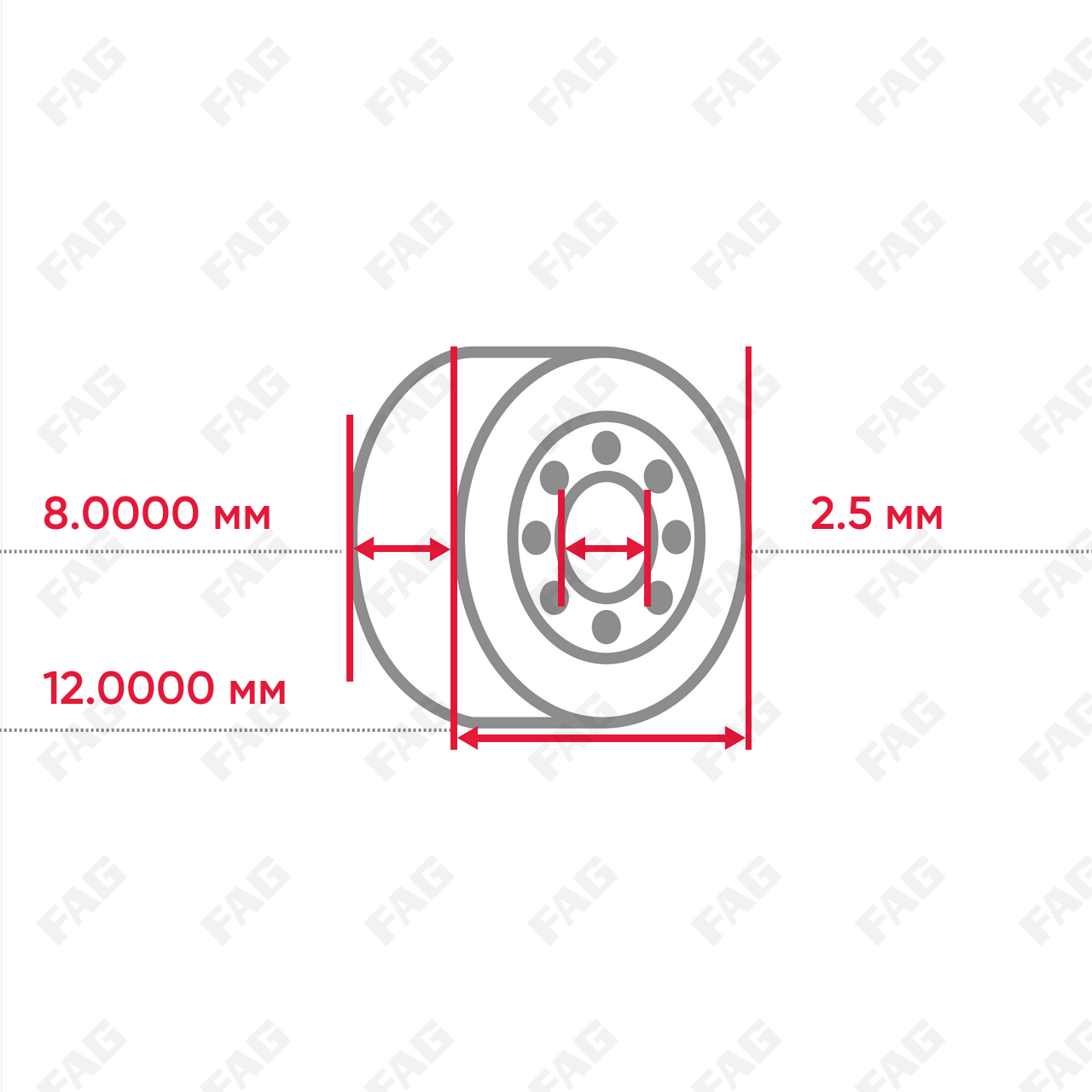 Подшипник 6005-2Z-C3