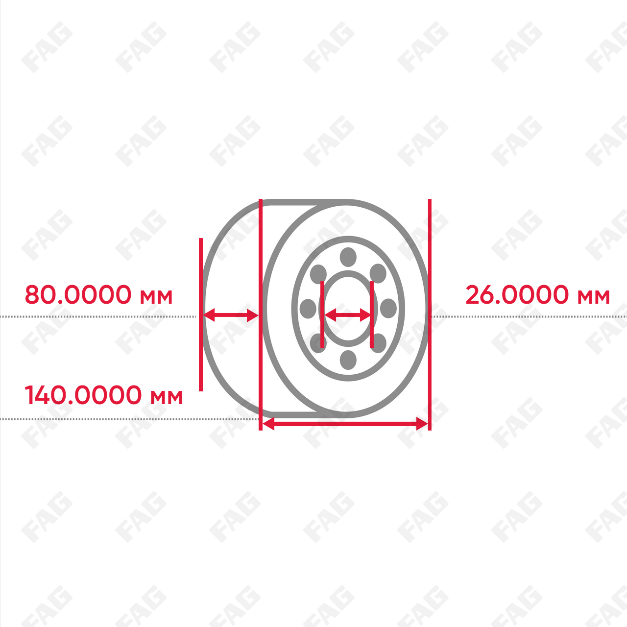 Подшипник 6216-2Z