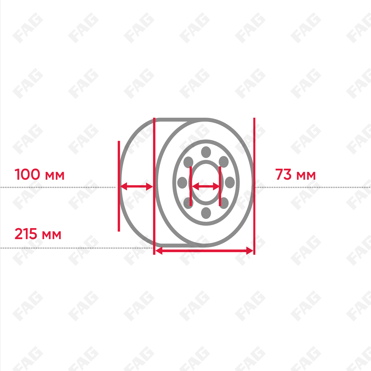 Цилиндрический роликоподшипник NJ2320-E-XL-M1