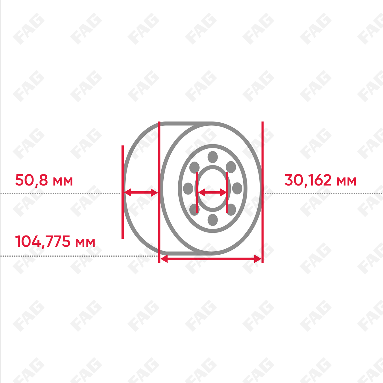 Конический роликоподшипник K45285-A-45221