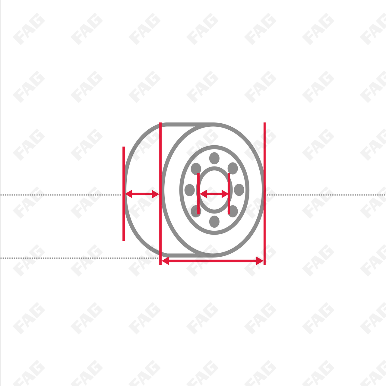 Подшипник NU308 E MPA P54 S1