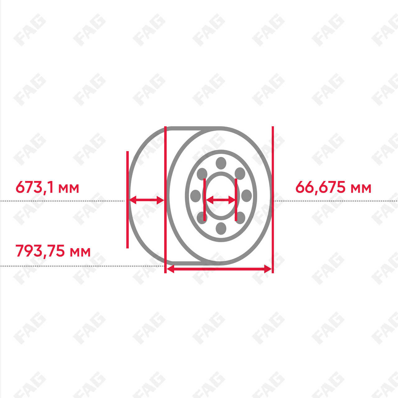 Конический роликоподшипник KLL481448-LL481411