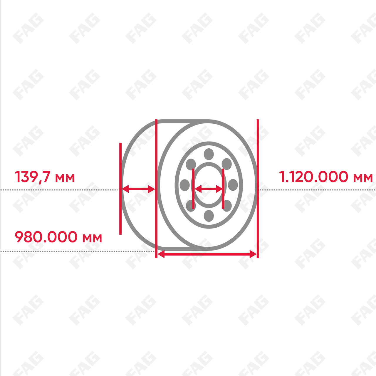 Конический роликоподшипник KHH231649-XL-W215FB