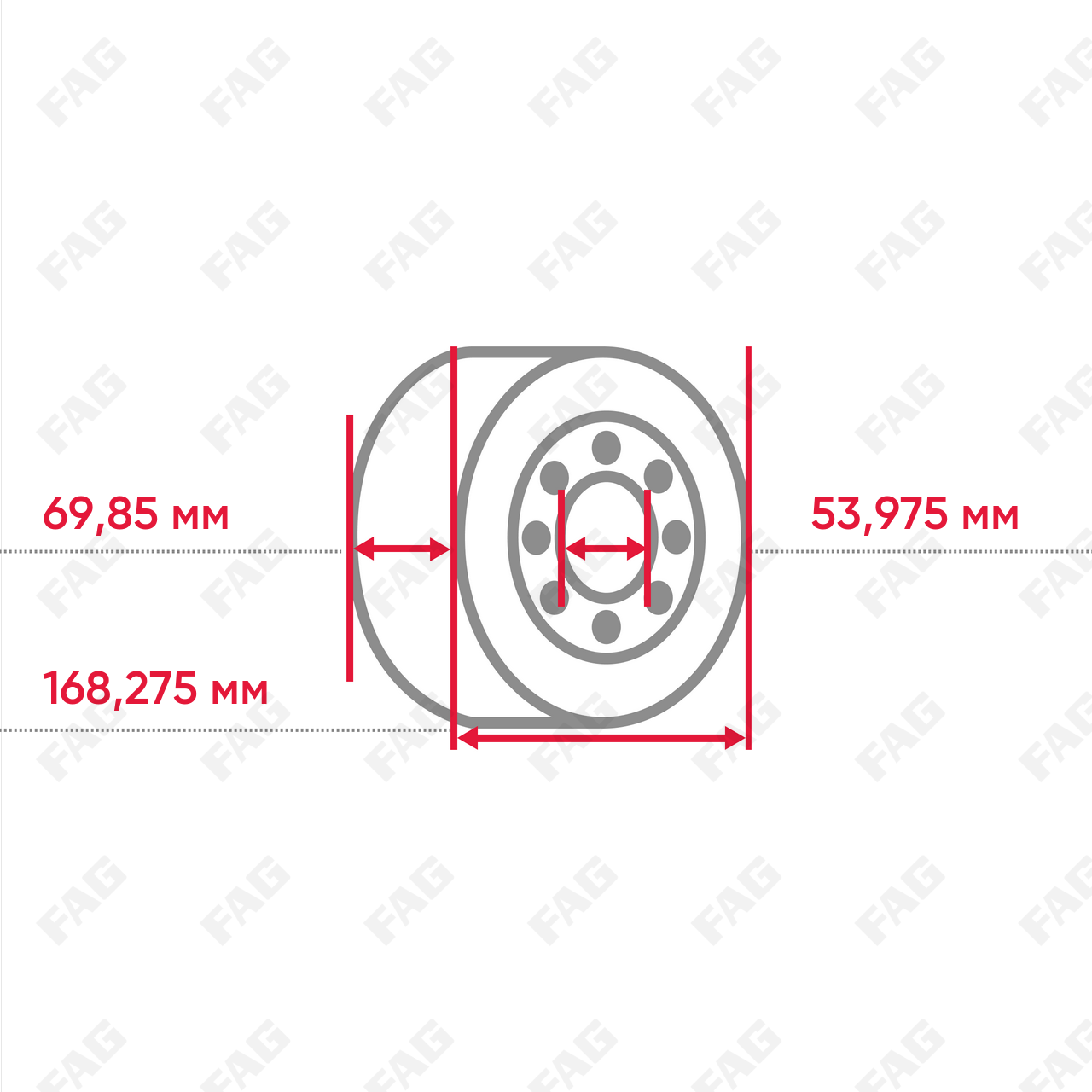 Конический роликоподшипник K835-832