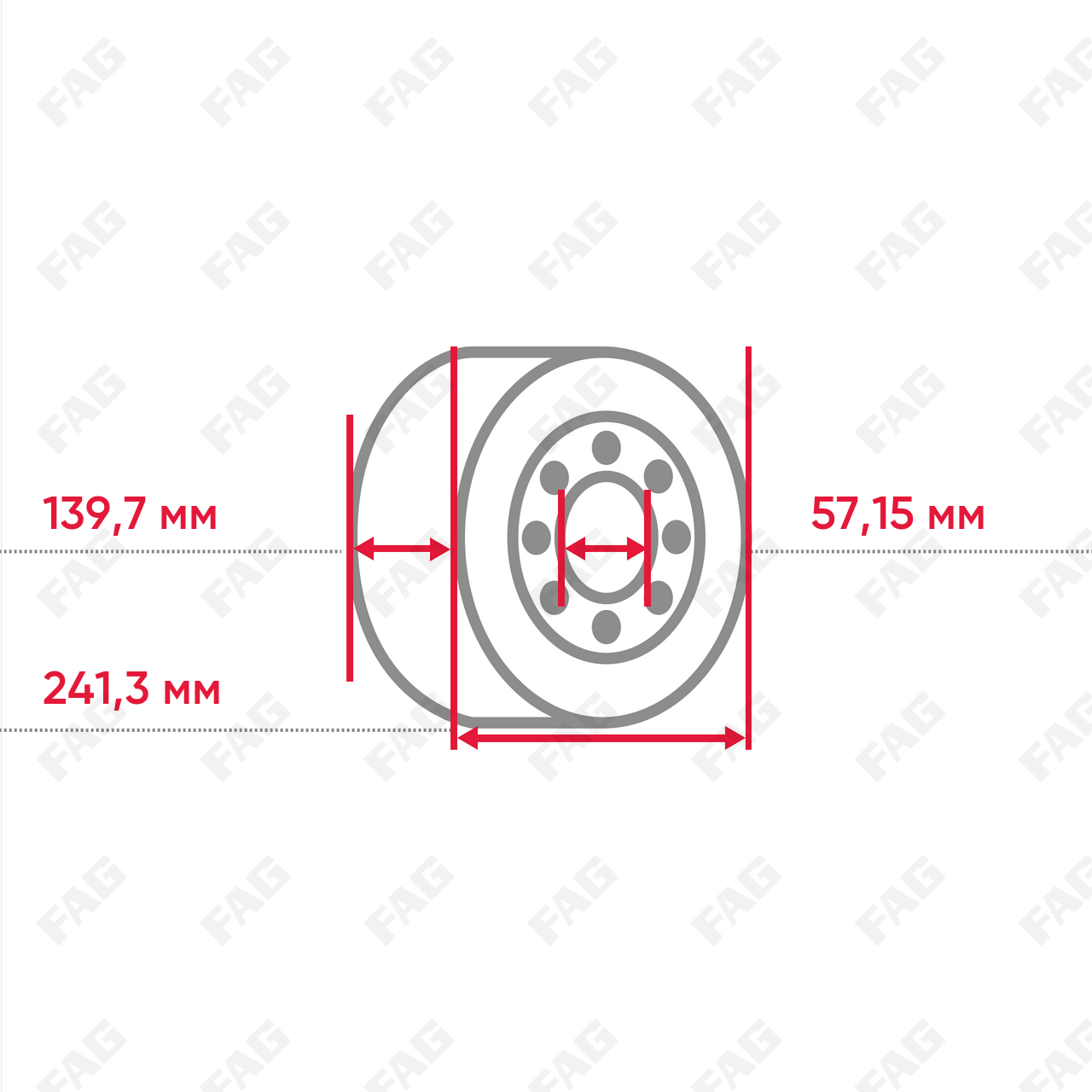 Конический роликоподшипник K82550-82950