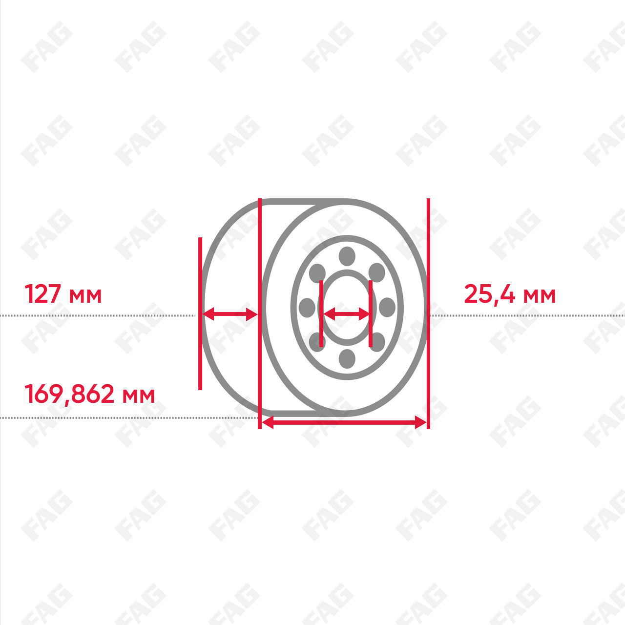 Конический роликоподшипник KL225849-L225810