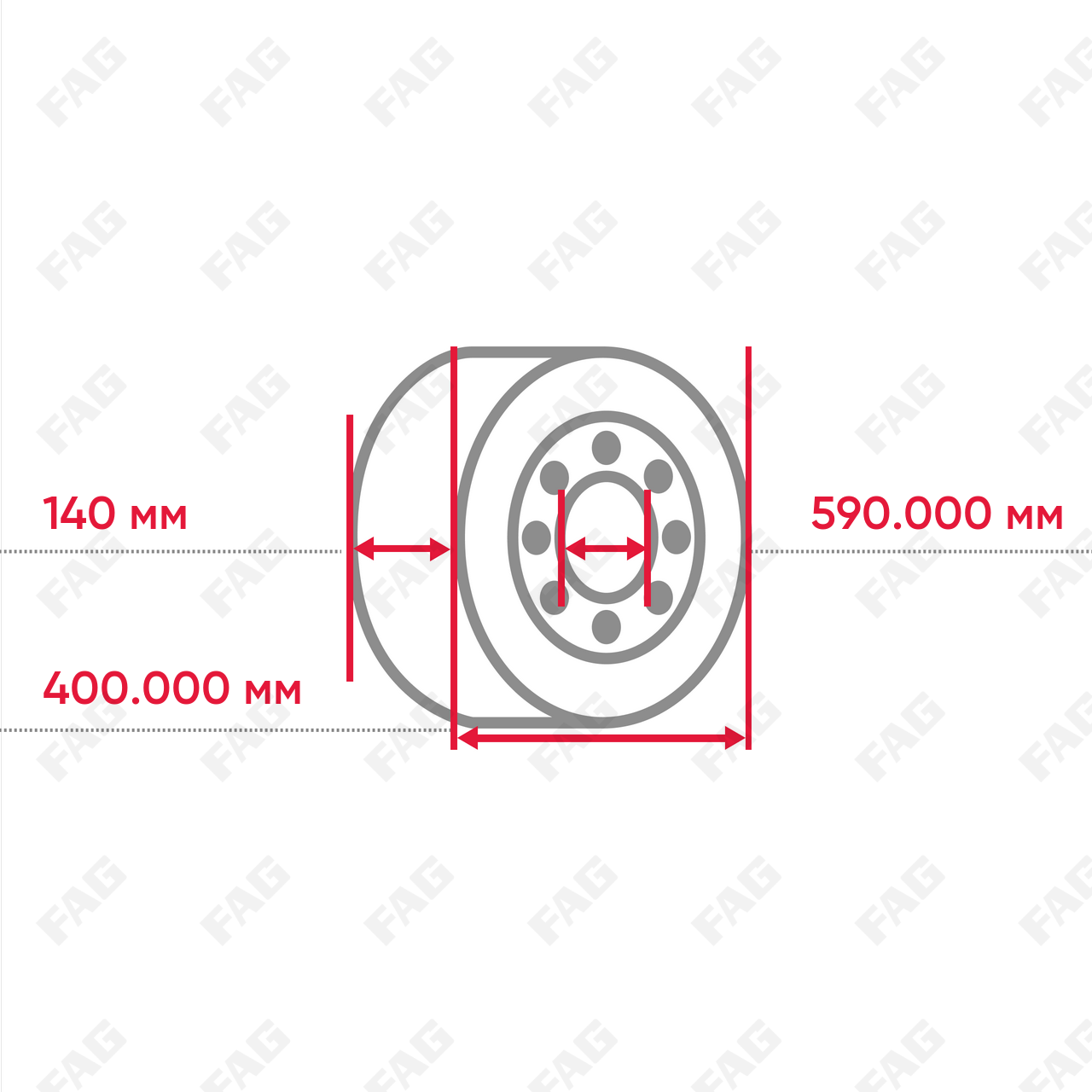 Конический роликоподшипник R32028-X-XL