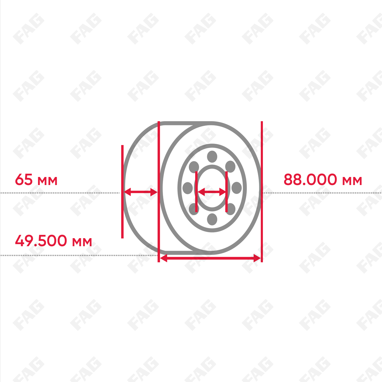 Конический роликоподшипник R32913