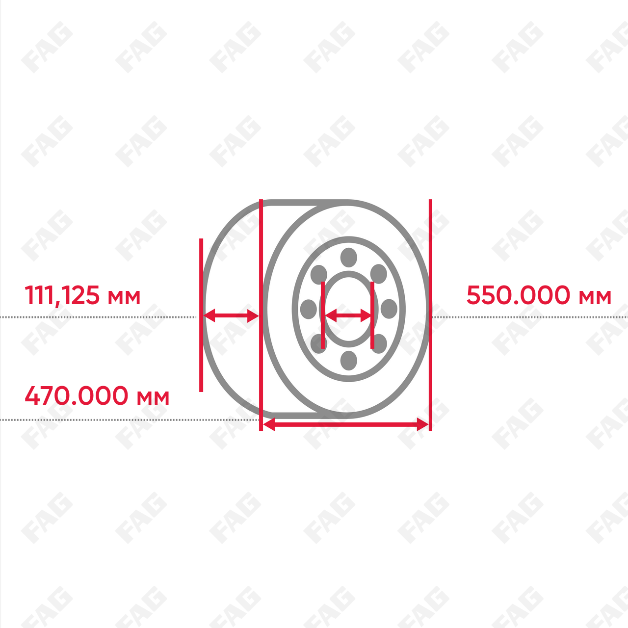 Конический роликоподшипник KH924045-XL-W215FB