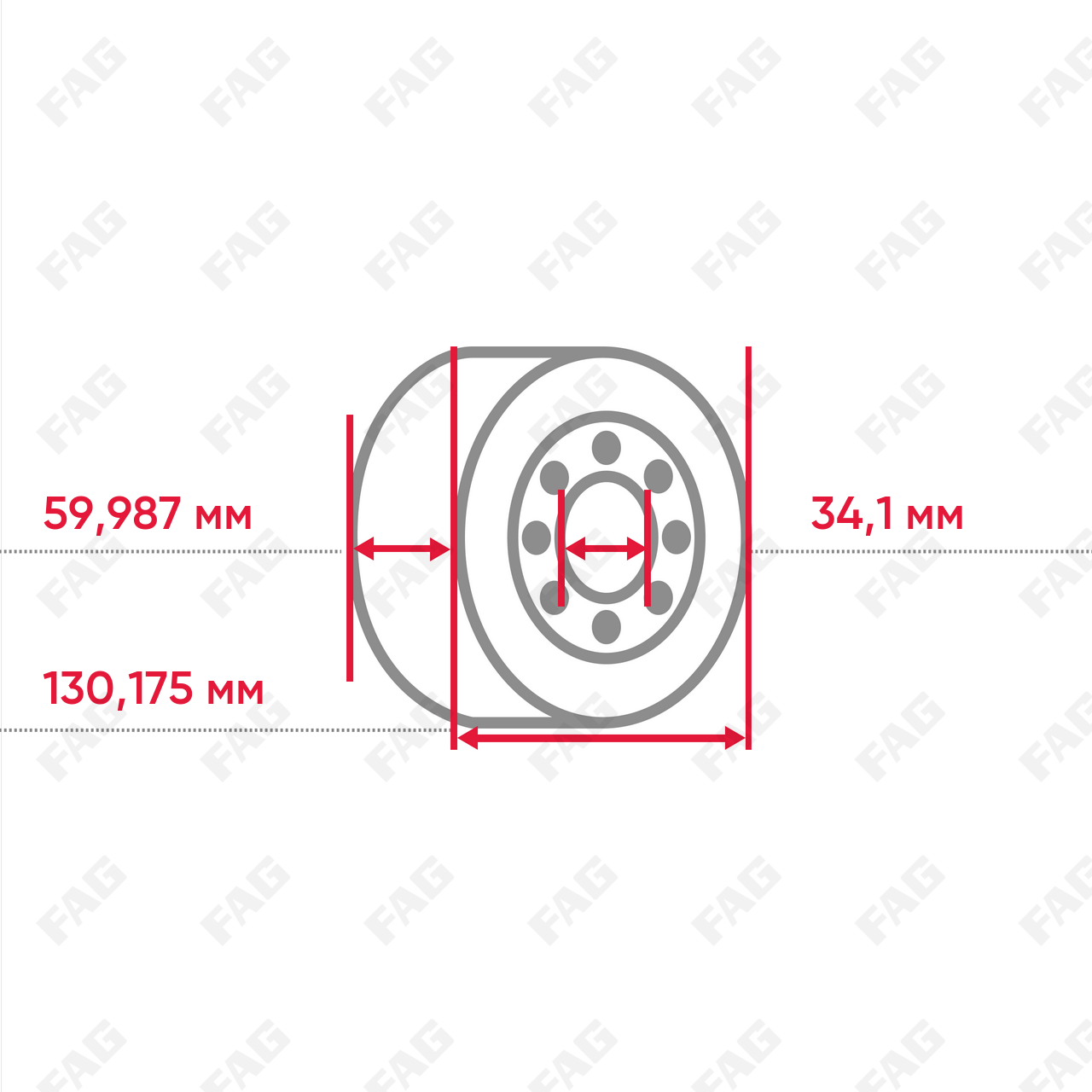 Конический роликоподшипник KHM911244-HM911210