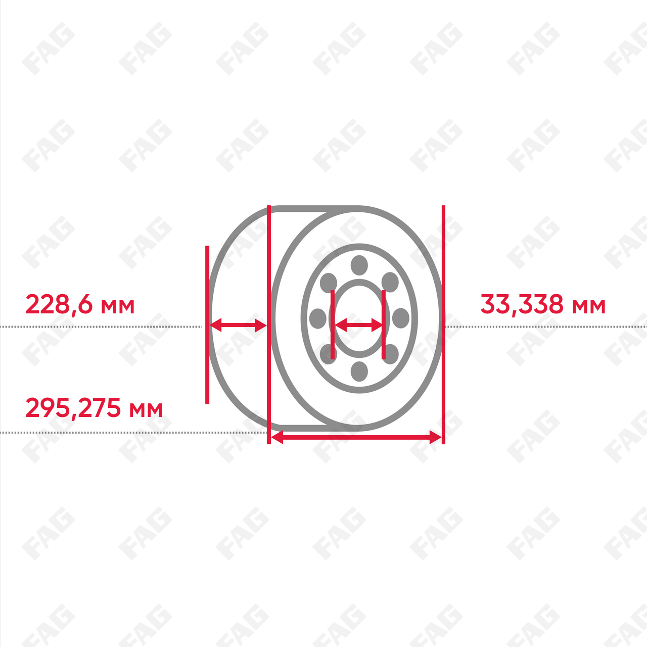 Конический роликоподшипник AK544090-544116