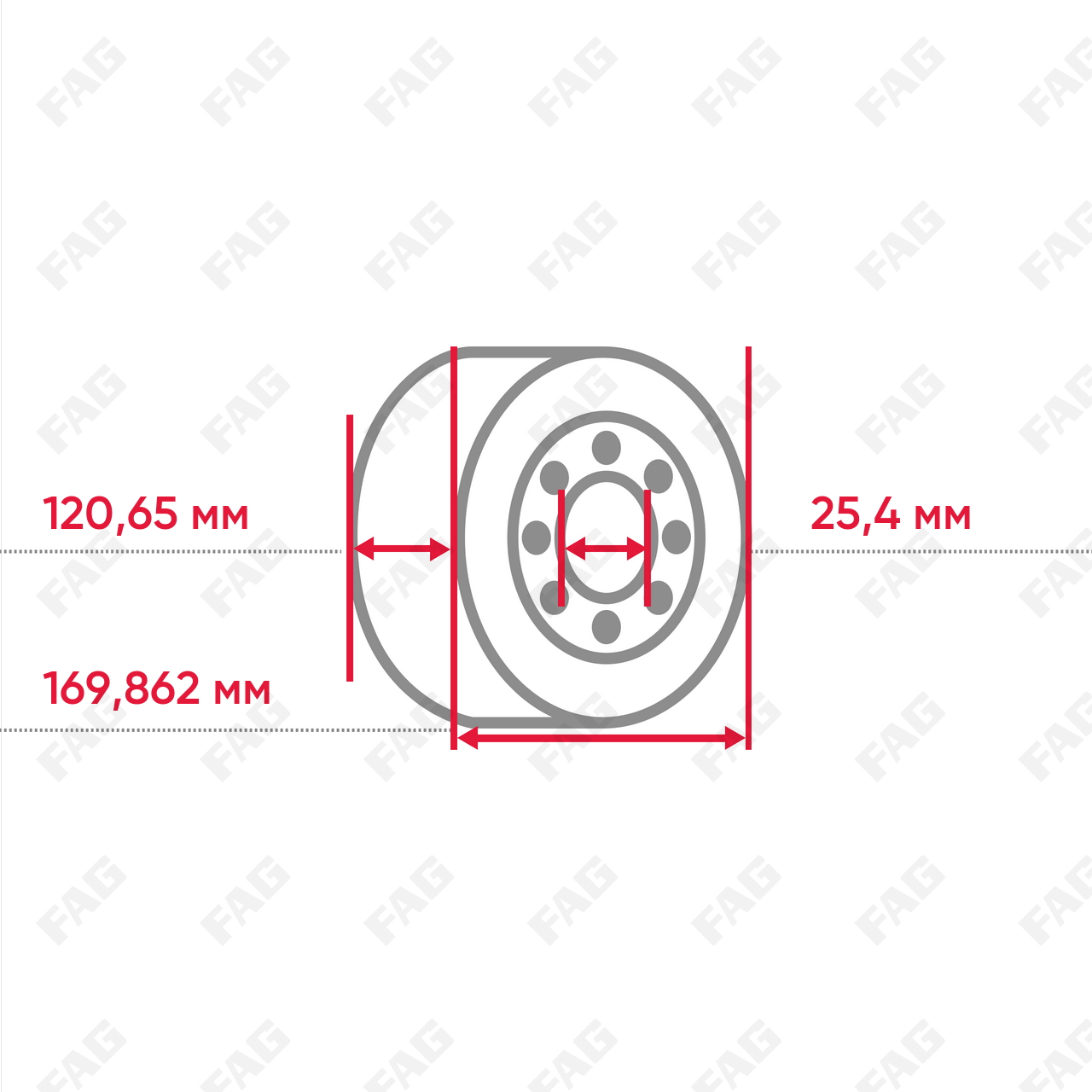 Конический роликоподшипник KL225842-L225810