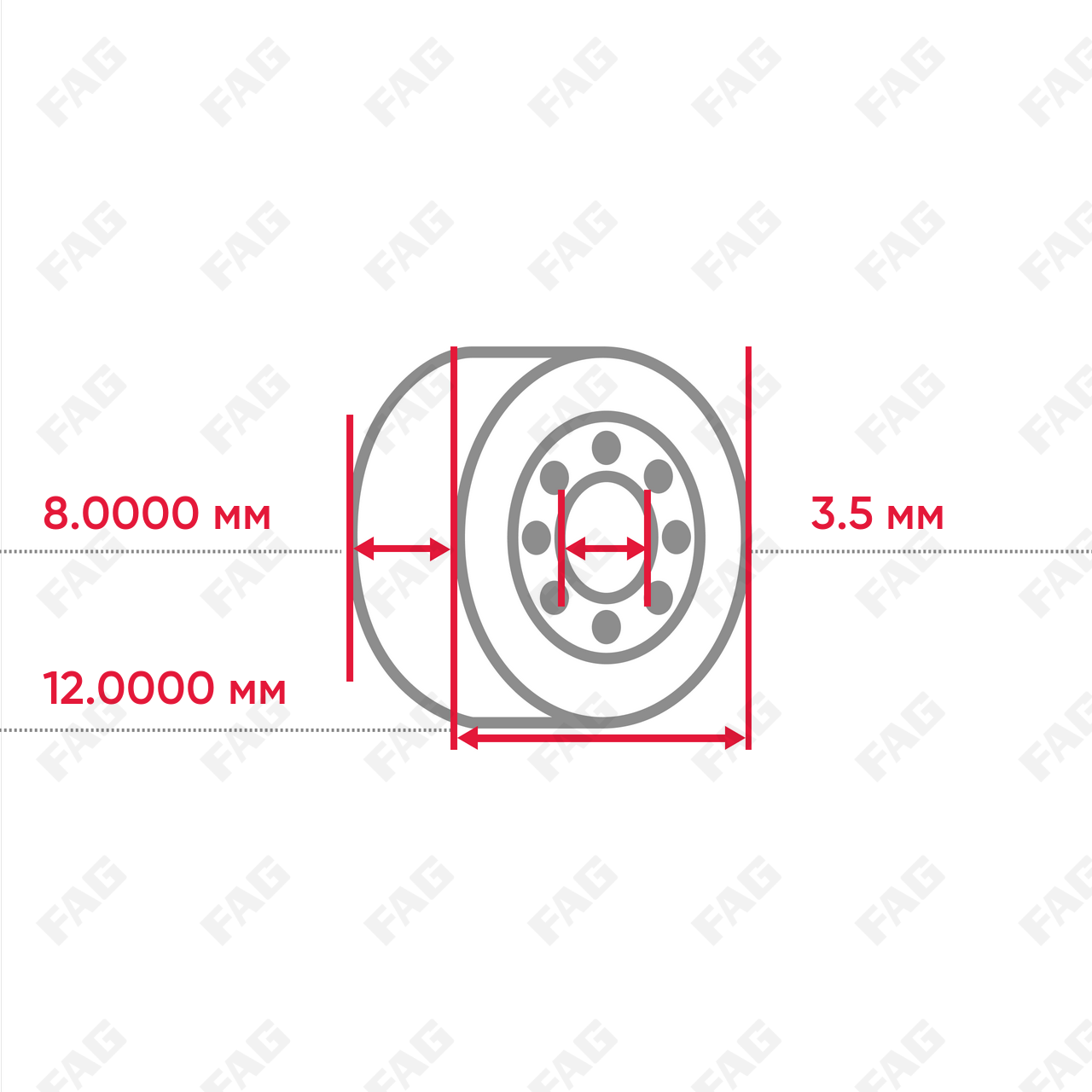 Подшипник 6006-2RS-С3