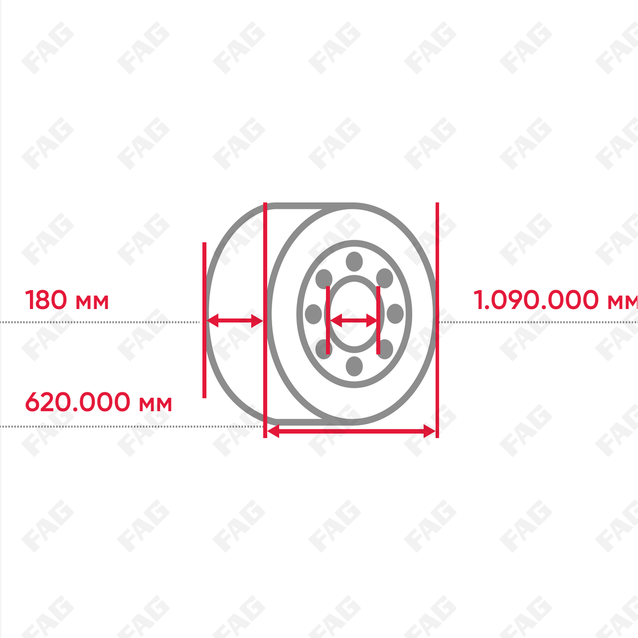 Конический роликоподшипник R32036-X