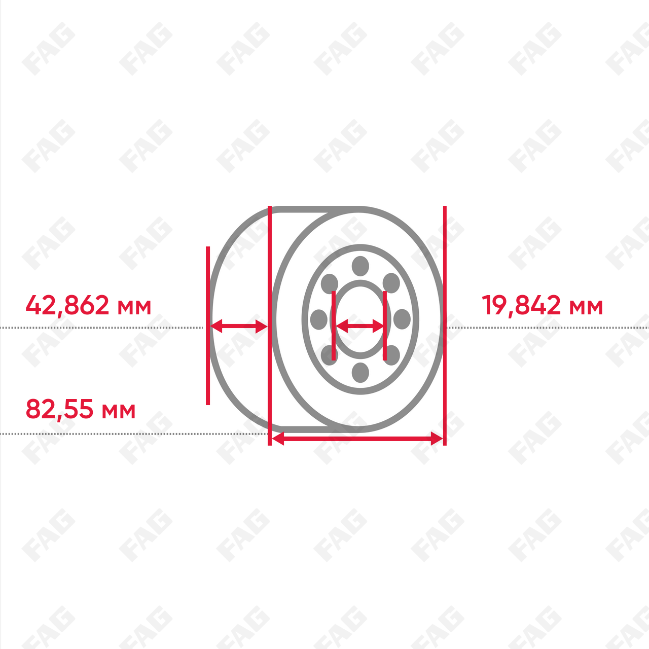 Конический роликоподшипник K22168-22325