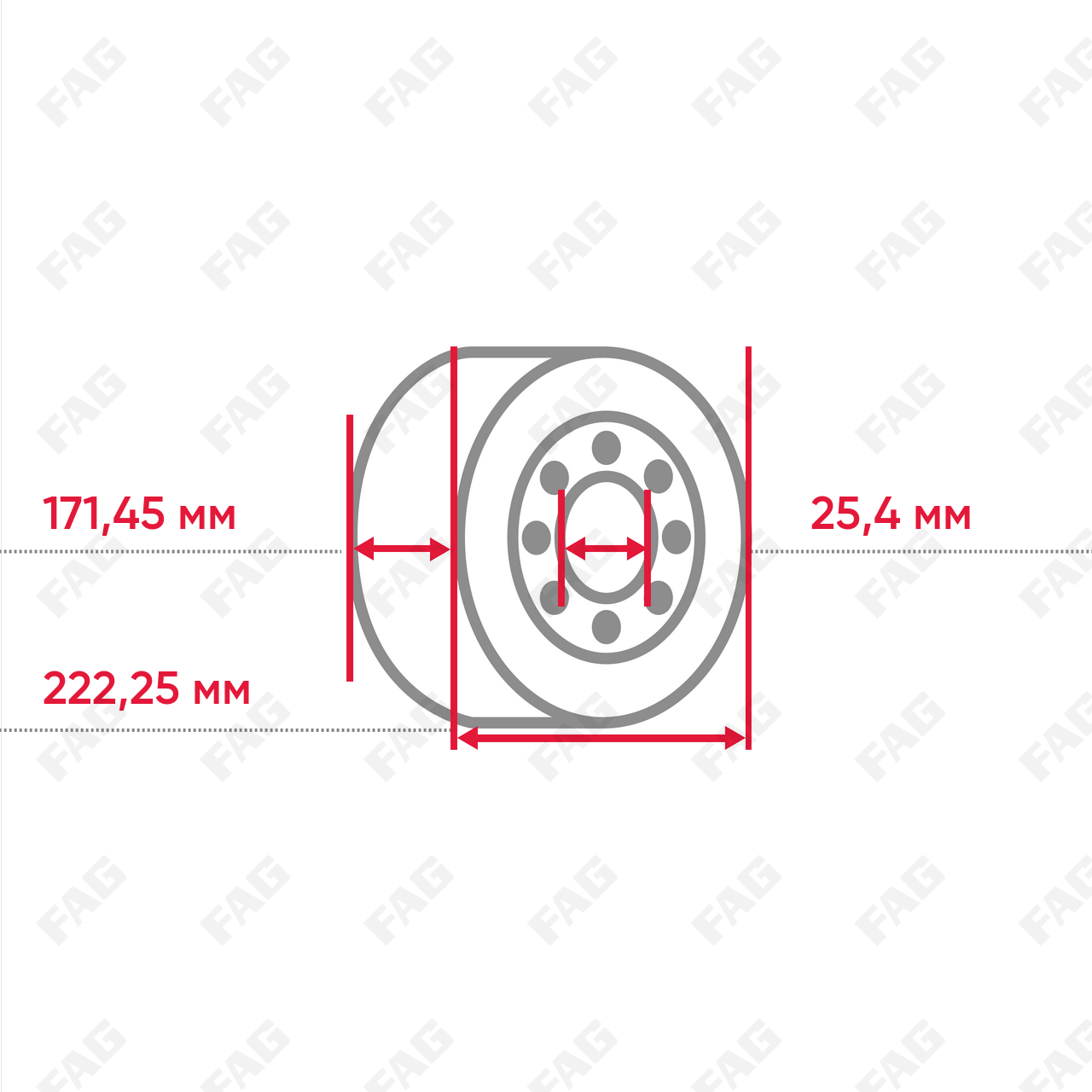 Конический роликоподшипник KL435049-L435010-XL