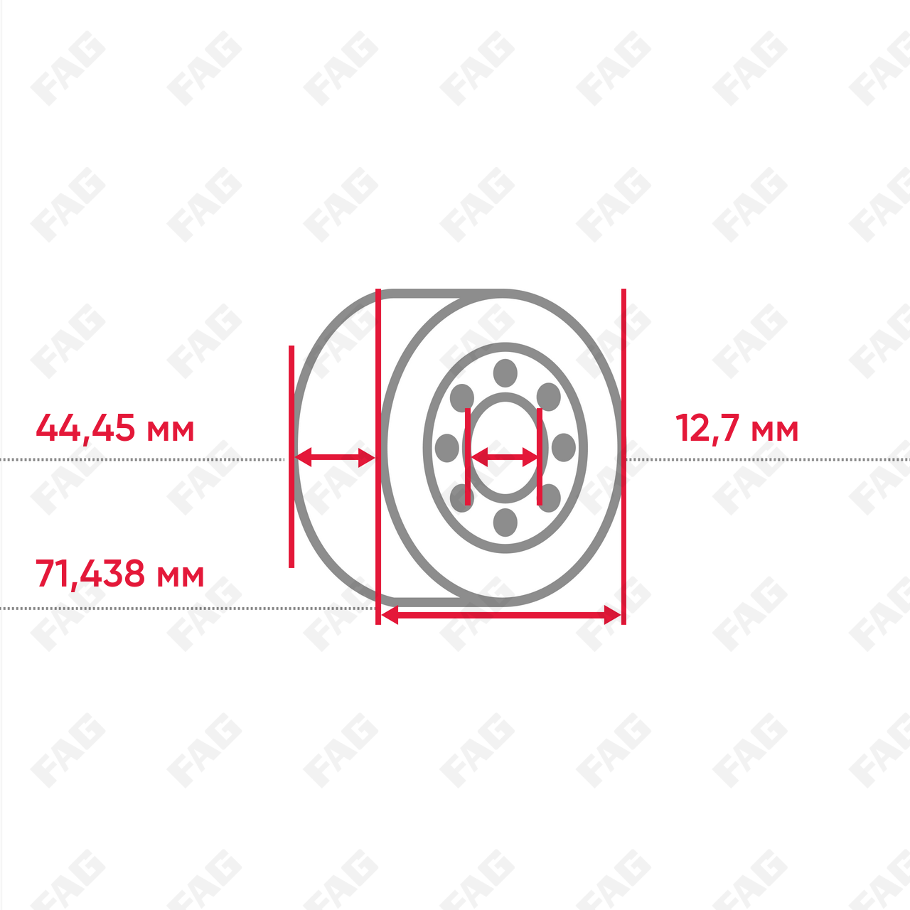 Конический роликоподшипник KLL103049-LL103010