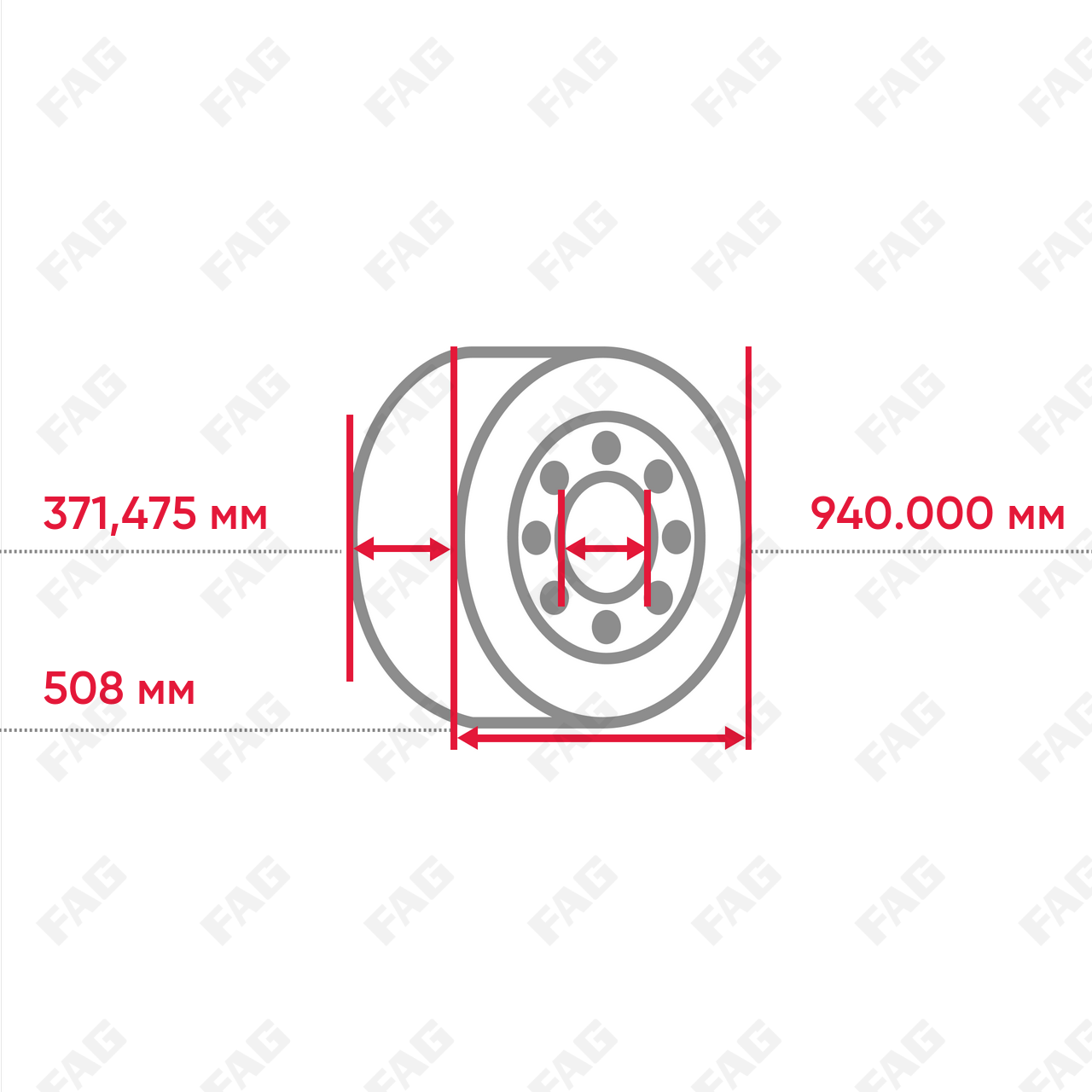 Конический роликоподшипник K231462-232000-B