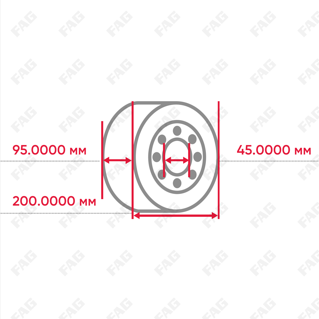 Подшипник 6306-2RS-С3